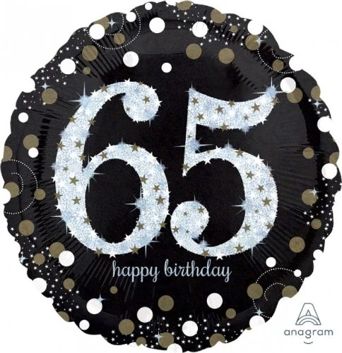 Holographic Sparkling6rth Birthday Balloon - 45cm