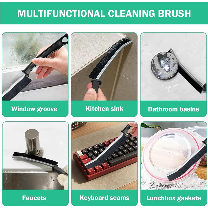 Bristled Crevice Cleaning Brush