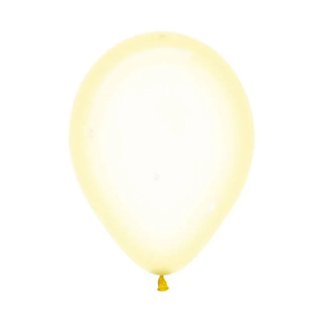 Balloon 30cm Crystal Pastel Yellow 321 (Pack of 100)