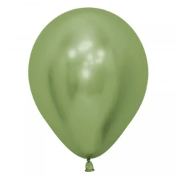 Balloon - Sempertex 12cm Metallic Reflex Lime Green Latex (Pack of 50)