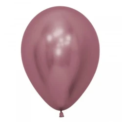 Balloon - Sempertex 30cm Metallic Reflex Pink  (Pack of 50)
