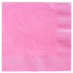 Luncheon Napkins New Pastel Pink 2 Ply - Pack of 20
