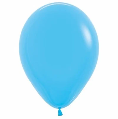12cm Fashion Blue Latex Balloons - Pack of 50