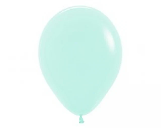 90cm Pastel Matte Green Latex Balloons 2pk - Pack of 2