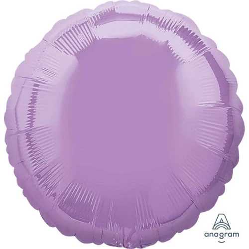 Standard Circle Balloon Hx Pearl Lavender - 45cm