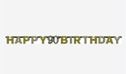 Sparkling Celebration 90 Prismatic Letter Banner