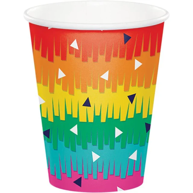 Fiesta Fun Cups Paper 266ml (Pack of 8)
