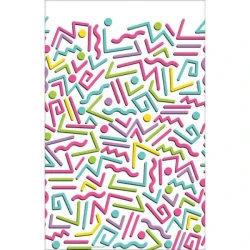 Awesome Party 80's Plastic Tablecover