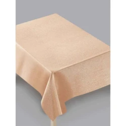 Rose Gold Luxury Tablecover Metallic Fabric