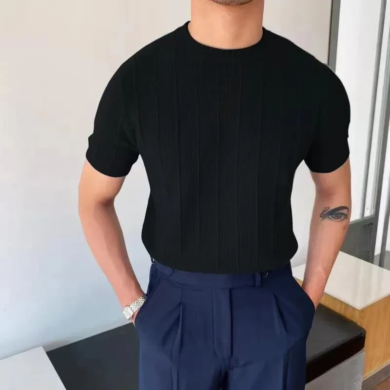 Short Sleeve Knit Tee