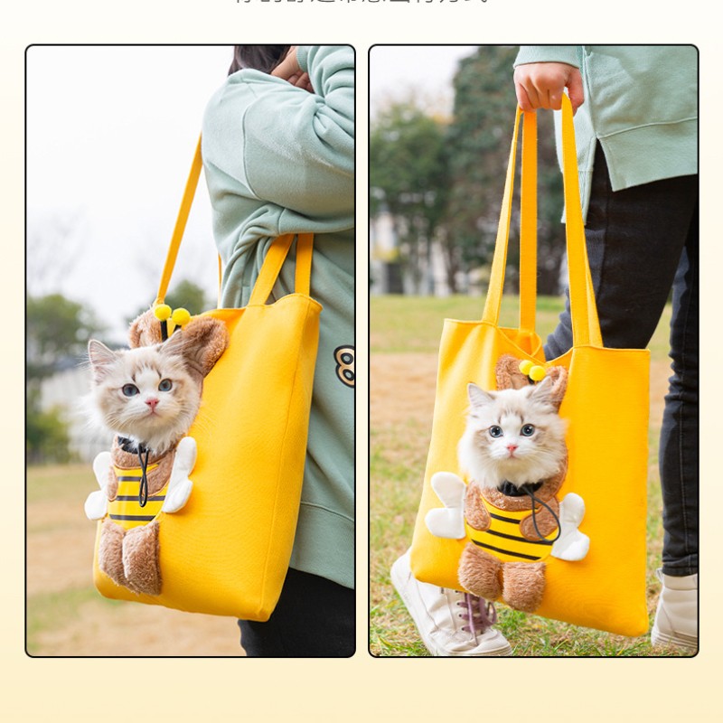 Bee Cat Carrier Bag