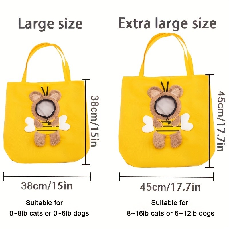 Bee Cat Carrier Bag