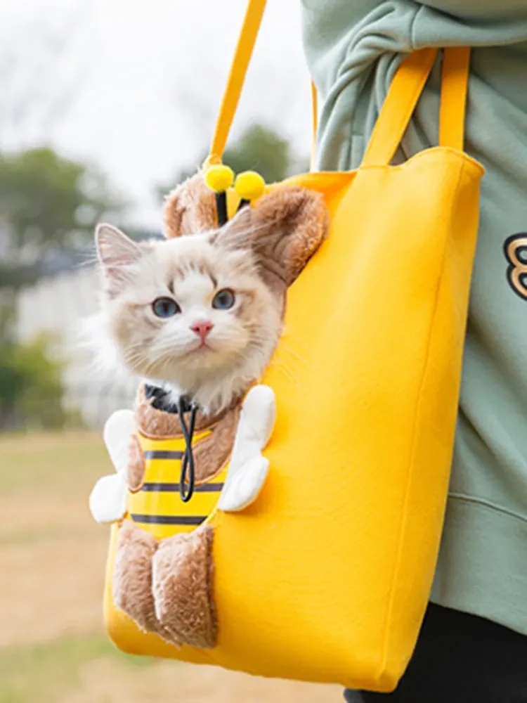 Bee Cat Carrier Bag