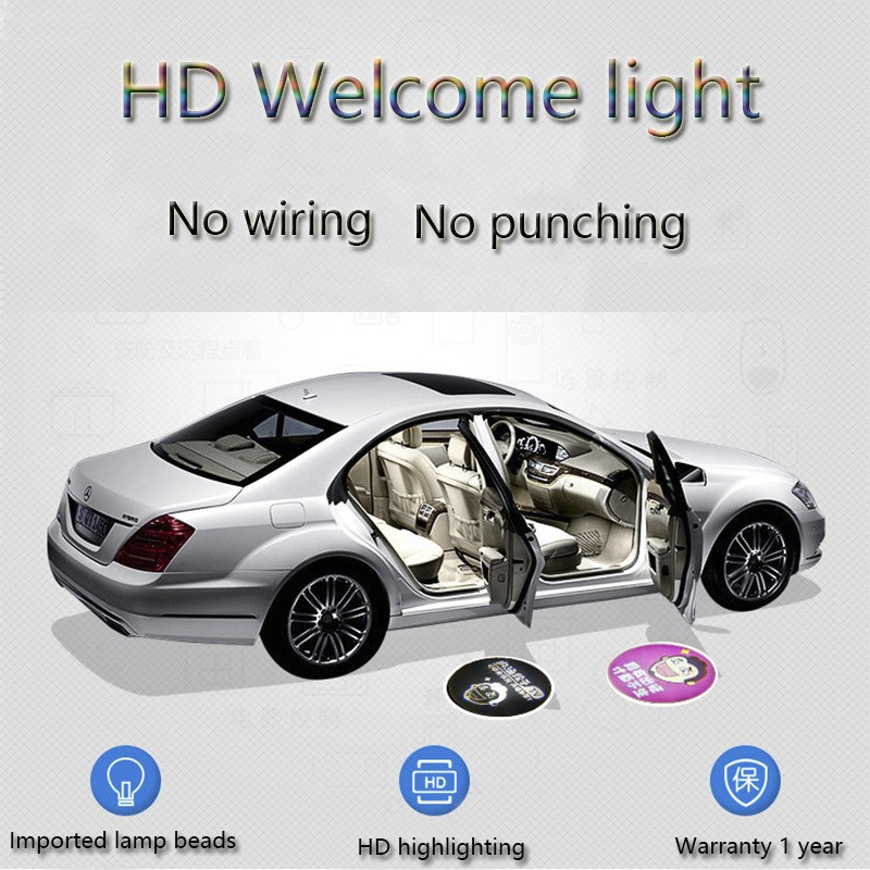 Wireless Car Door Welcome Logo LED Projector