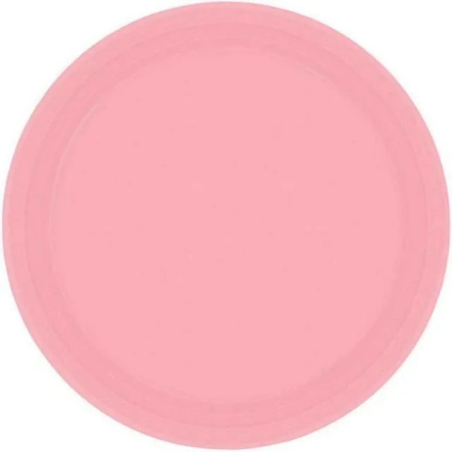 Paper Plates 23cm Round 20CT - New Pink - Pack of 20