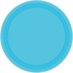 Paper Plates 23cm Round 20CT - Caribbean Blue  - Pack of 20
