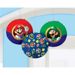 Super Mario Brothers Paper Lanterns (Set of 3)