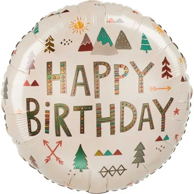 45cm Standard HX Wilderness Happy Birthday
