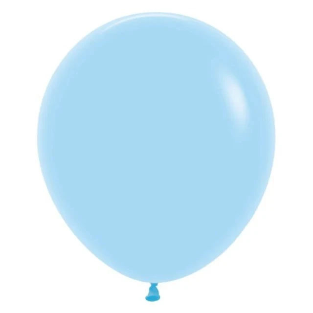 Sempertex 45cm Pastel Matte Blue Latex Balloons 6PK - Pack of 6
