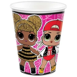LOL Surprise Together 4EVA 266ml Paper Cups - Set of 8