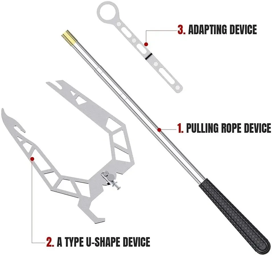 Telescoping Automatic Boat Dock Hook