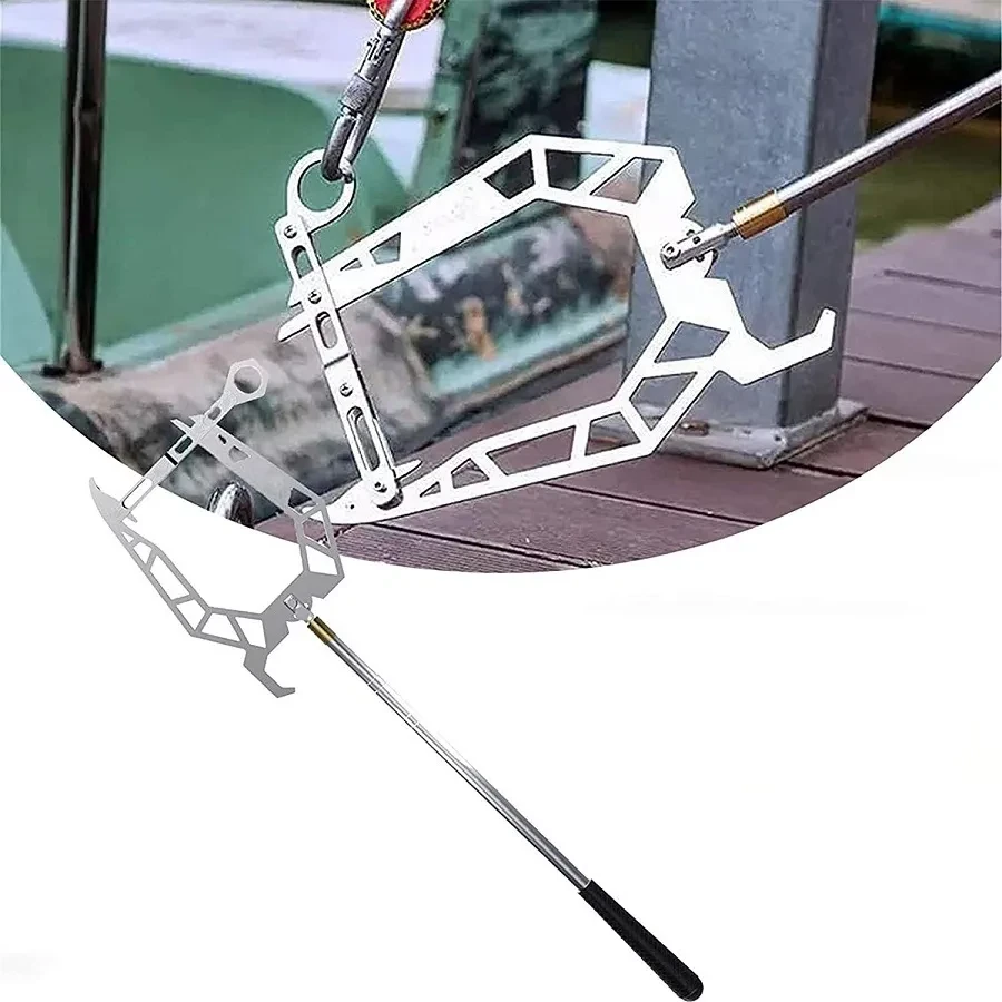 Telescoping Automatic Boat Dock Hook