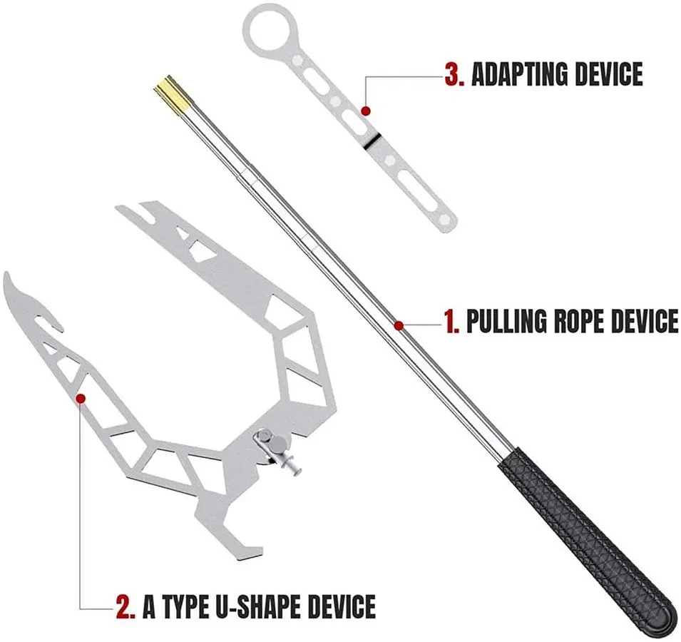 Telescoping Automatic Boat Dock Hook