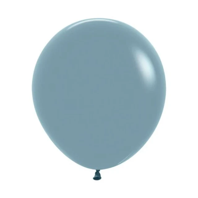 Sempertex 45cm Pastel Dusk Blue Latex Balloons - Pack of 6