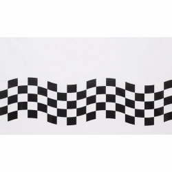 Black & White Check Tablecover Paper