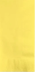 Mimosa Yellow Dinner Napkins - Pack of 50