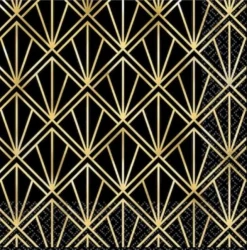 Glitz & Glam Beverage Napkins - Hot Stamp - Pack of 16