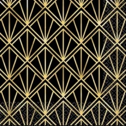 Glitz & Glam Lunch Napkins - Hot Stamp (Pack of 16)