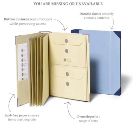 “In Case I Go Missing” Binder