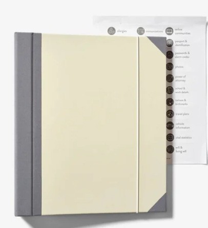 “In Case I Go Missing” Binder