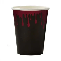 Fright Night Blood Drip Paper Party Cups - Pack of 8