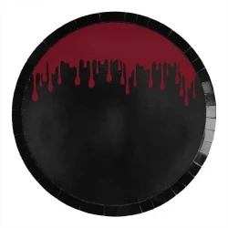 Fright Night Blood Splatter Party Paper Plates
