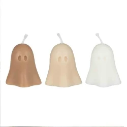 Pumpkin Spice Ghost Candles