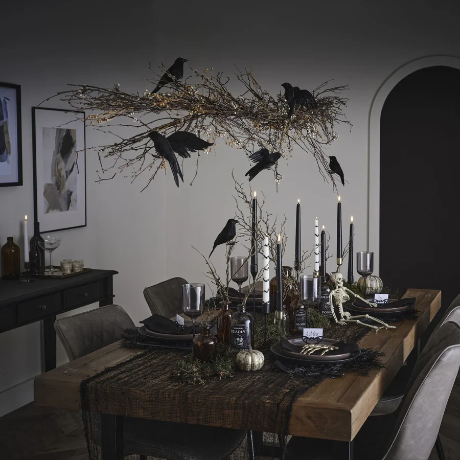 Cake Decorations - Deadly Soiree Black Wire Bat