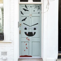 Door Decoration Stickers - Boo Crew Vampire