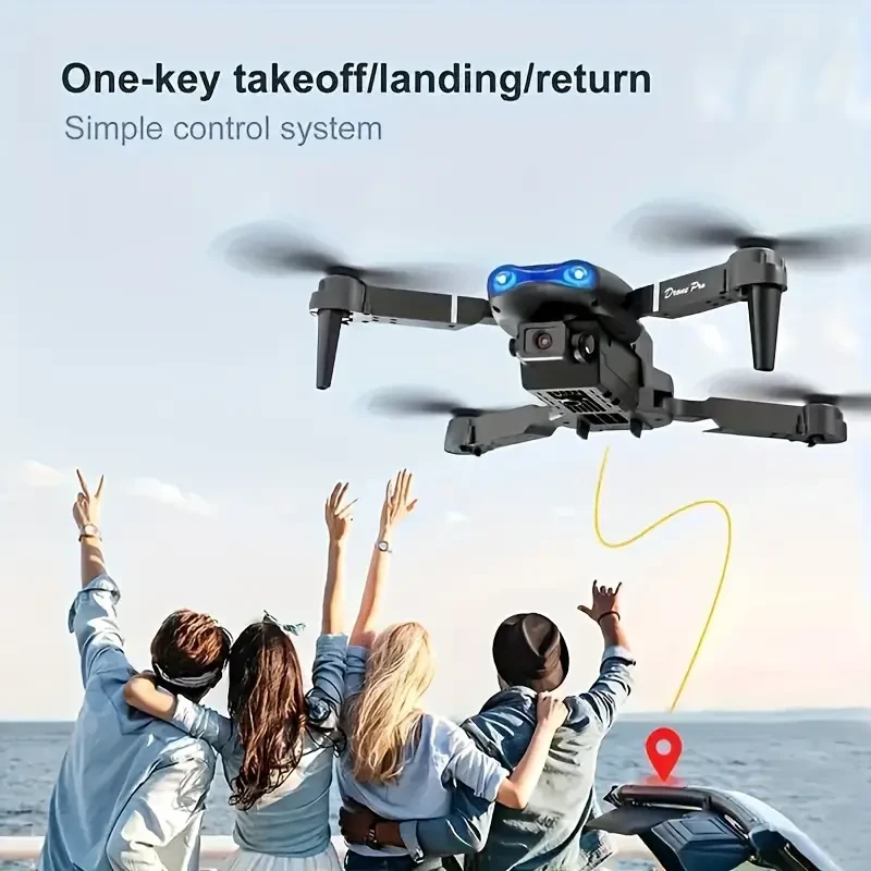E99 K3 Professional RC Drone with Dual Camera - Double Folding, Height Hold, Remote Control