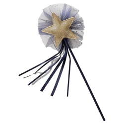 Wizard Wand - Fancy Dress Navy & Gold Star