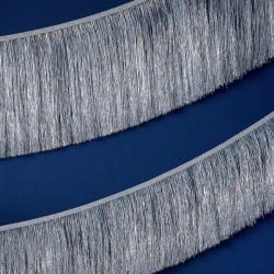 Garland Decoration - Merry & Bright Silver Tinsel