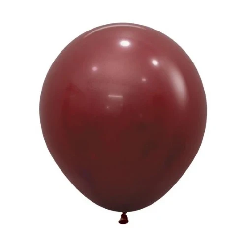 Sempertex 45cm Fashion Merlot Latex Balloons - Pack of 6
