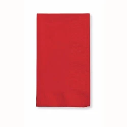 Classic Red Dinner Napkins - Pack of 50
