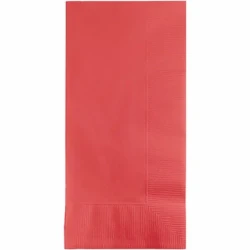 Coral Dinner Napkins - Pack of 50