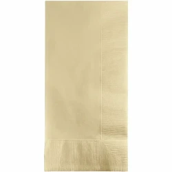 Ivory Dinner Napkins - Pack of 50