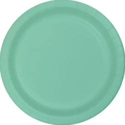 Fresh Mint Green Banquet Plates Paper 26cm - Pack of 24