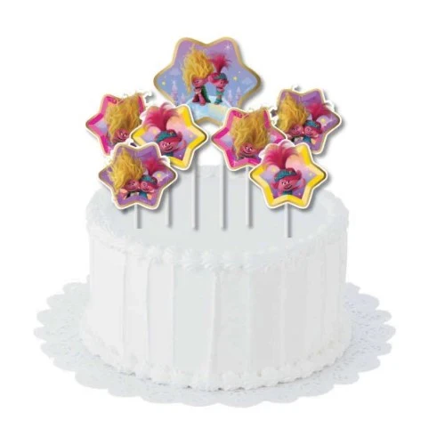 Trolls 3 Band Together Cake Decorating Kit - Pack of 7