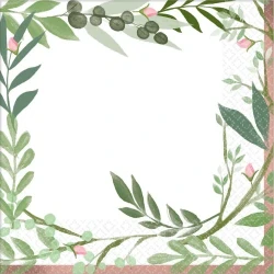 Luncheon Napkins - Love And Leaves (Pack of 16)
