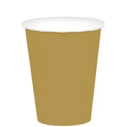 Paper Cups 20 Pack - Gold (Pack of 20)